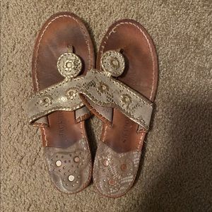 Snakeskin Gold Jacks